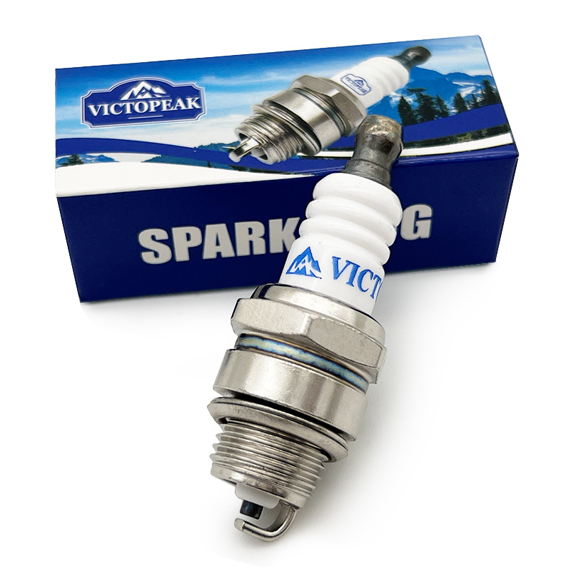 Victopeak L7T Spark Plugs 10pcs - High-Performance Replacement for L7T Engines, Durable Metal Construction, Blue & White Design, Compatible with L7T Engines, Lawn Mower Accessories, Engine Performance Upgrade, Sleek Metallic Finish, Reliable Engine Part, Lawn Mower Parts, Compact Design, Longlasting Durability, Enthusiasts, Spark Plug For Lawnmower, Lawnmower Spark Plug, Lawnmower Part, Spark Plug, Gasoline Spark Plug, Mower Part