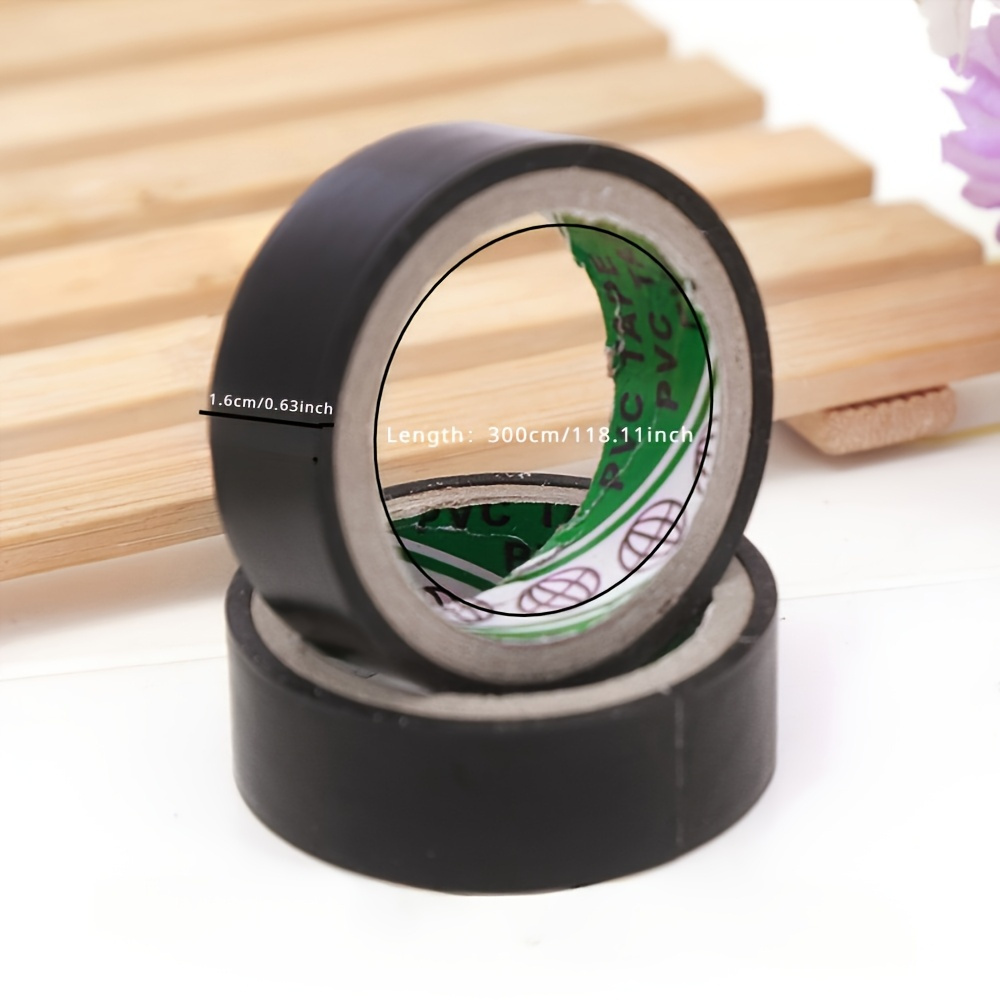 5 electrician tapes | 2 high-temperature black rubber insulation tapes | Durable and flexible, suitable for industrial use | Very suitable for electrical wiring, appliances and machinery, automotive electrical insulation tapes, mechanical protection,