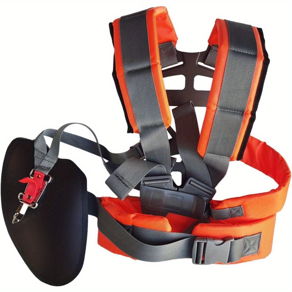 Adjustable Double Shoulder Belt Harness Trimmer with Quick-Release Buckle - Yard Firm Durable Nylon Straps for Lawn Care Equipment, Comfortable Fit for Professional & Home Use, Harness Trimmer, Lawn Care Accessory, Ergonomic Design, Sturdy Construction