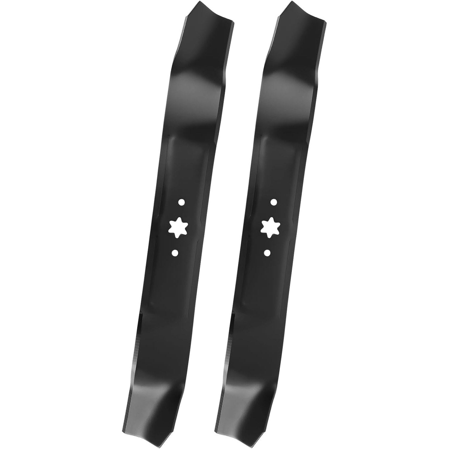 2-Pack Heavy-Duty Metal Lawn Mower Blades 21"/42" Compatible with Cub Cadet, MTD, Troy-Bilt LT1040/LT1042/RZT42 Mower Decks - Yard Firm Direct Fit Replacement for 742-0616A, 742-04308, 942-0616 - Professional-Grade Deck Blades, Lawnmower