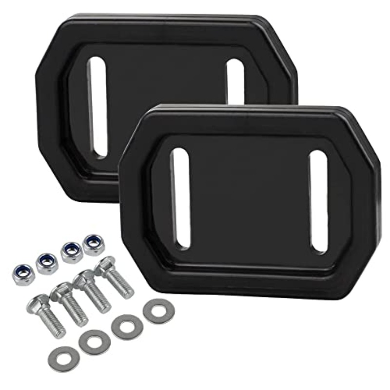 Snowblower Skid Shoes Slide Shoe with Mounting Hardware for 73106439 Yard Firm Polymer Snow Blower Slide Shoe2 Pack, Snow Blower Shoes, Snow Blower Parts And Accessories, Snow Blower Side Shoe, Snow Blower Chute, Snow Blower Belt, Winter Maintenance Tools