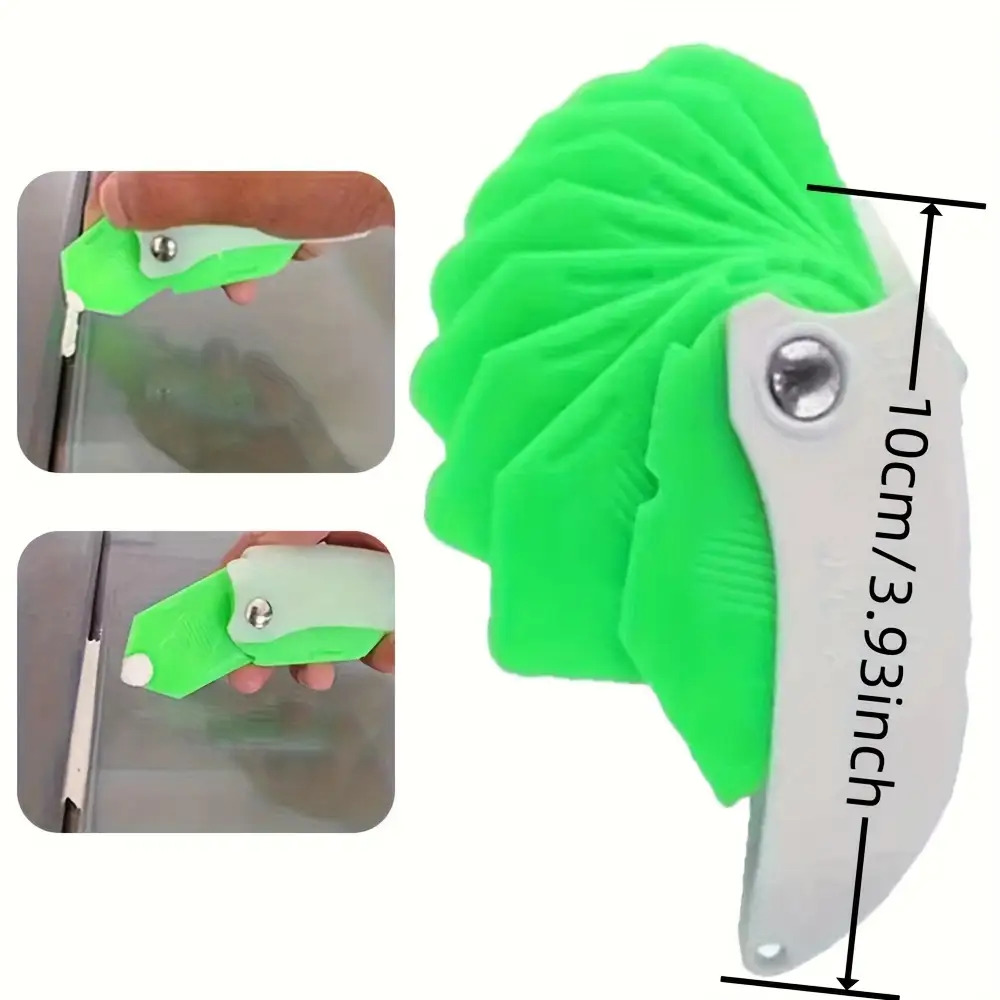 9-in-1 Seam Tool Set - Upgraded ABS Caulking Gun with Green Blade, Ergonomic Handle & Durable Structure for Home Renovation & DIY Projects, Includes 9 Interchangeable Blades for Precision Cutting, Sealing, and Adhesive Application, Caulking Gun for Caulking, Home Improvement, Sleek Design, Robust Construction, Caulking Gun, Caulking Tool, Seam Tool